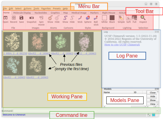 ChimeraX window