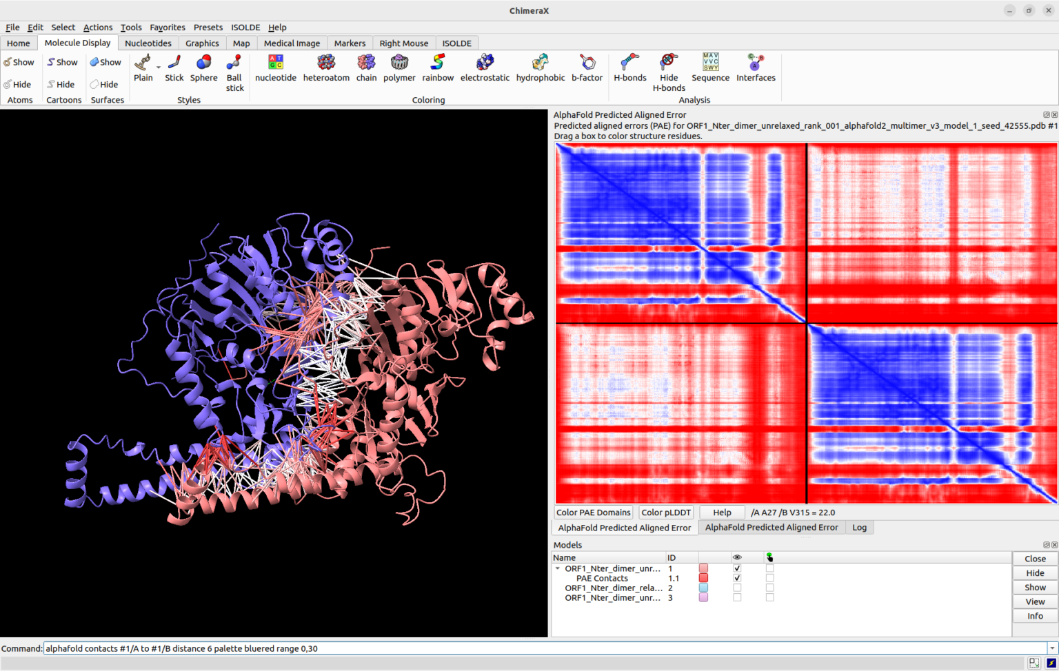 BIOI2-Training – Visu – ChimeraX example step 6 – BIOI2 – Integrative ...